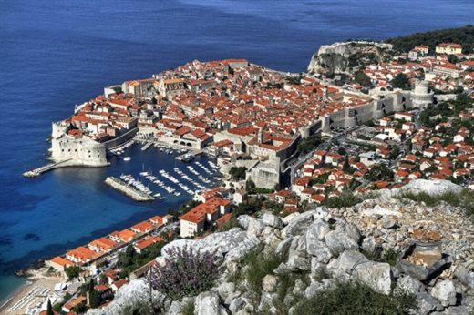 Dubrovnik old town view