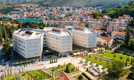 Aerial view of Akademis Academia and Dubrovnik
