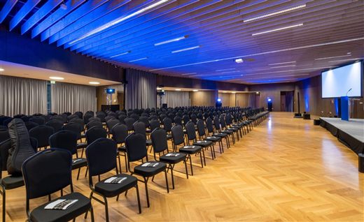 Conference hall at Akademis Academia, alternate view